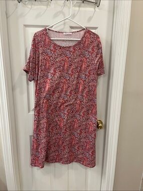 Alife Red Paisley Print Dress